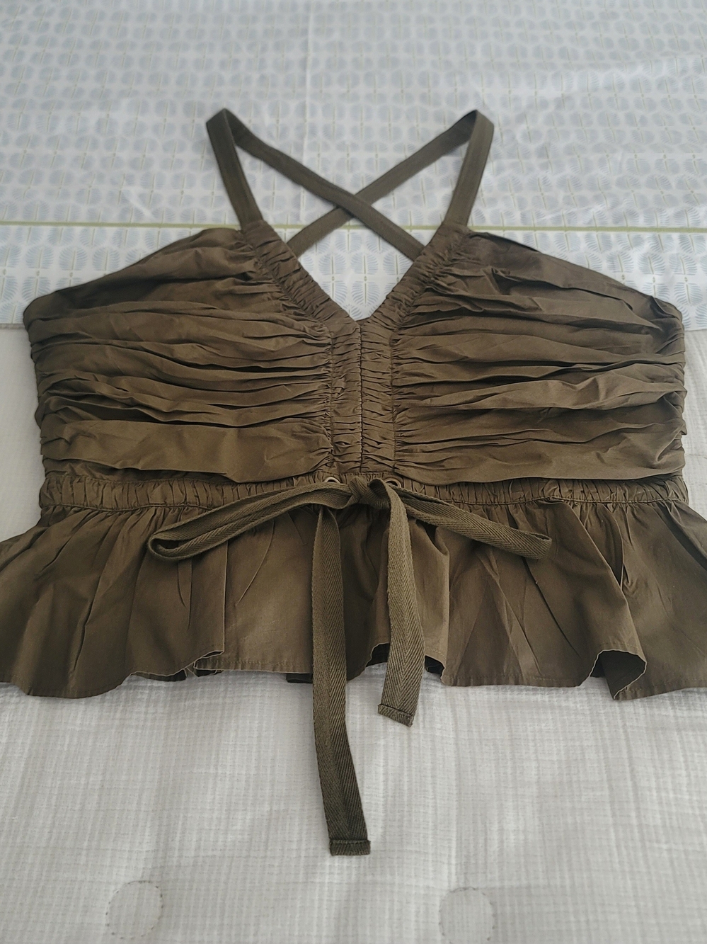 Ulla Johnson Merritt Tank In Beech, Size 14